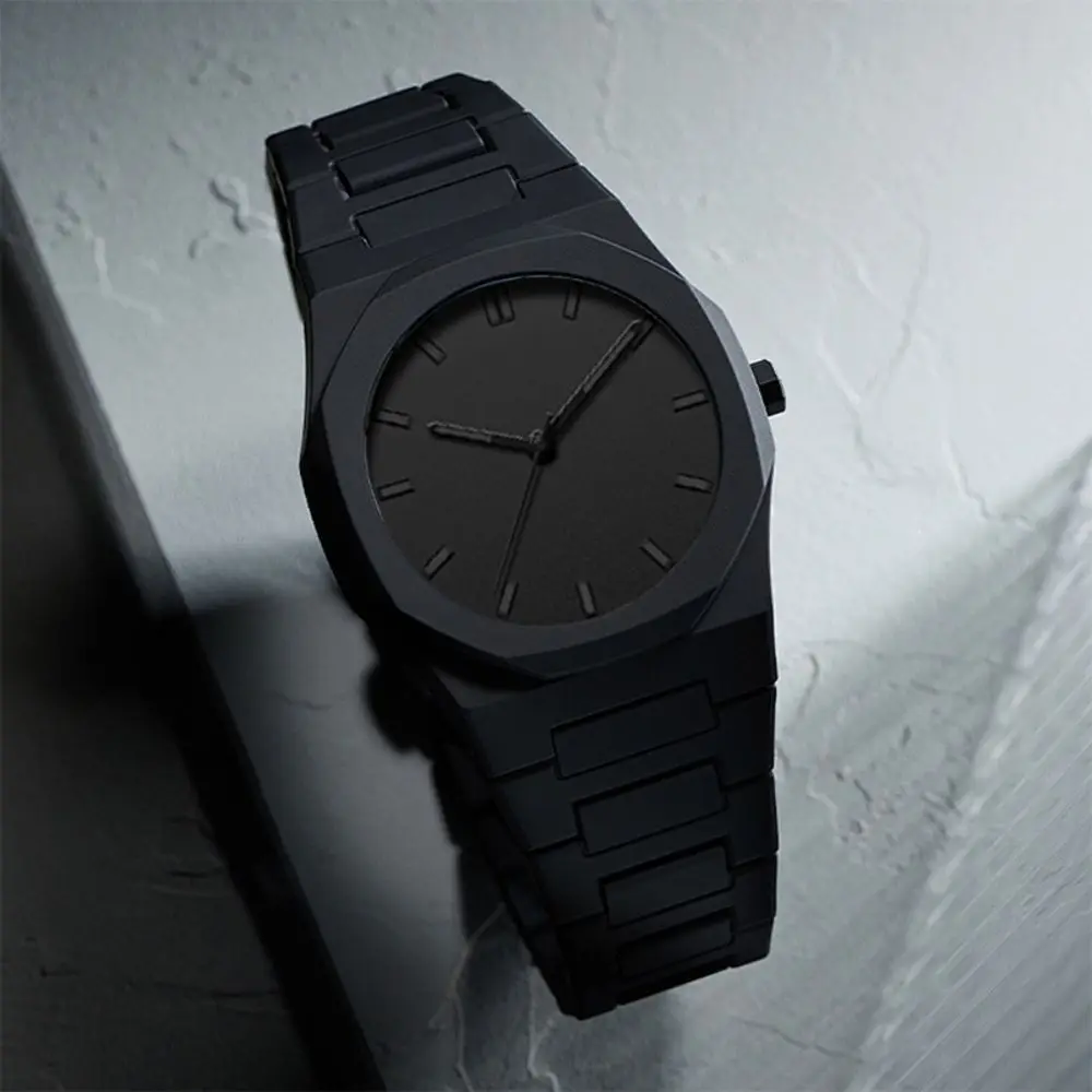 Lightweight Plastic Case Quartz Wristwatch Reliable Quartz Movement Calendar Display Calendar Watch Steady Accurate Time Reading