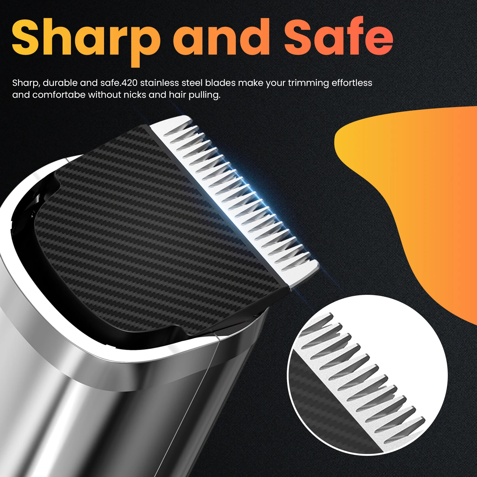 Sejoy F1 Professional Hair Clippers For Men Rechargeable Electric Hair Trimmer Cutting Machine Cordless Barber Trimmer