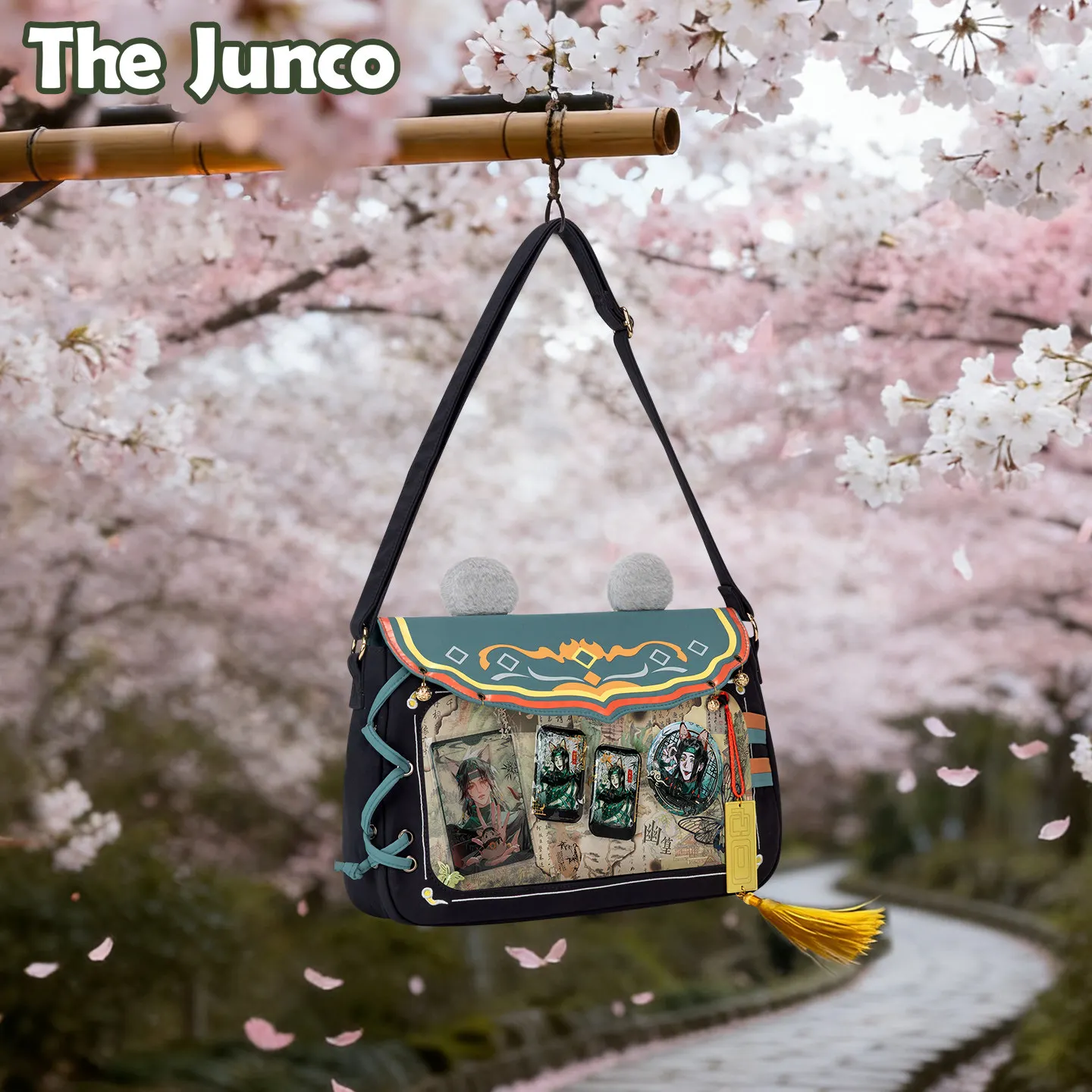 

Japanese Original Cartoon Two-dimensional Comic Exhibition Cross-body Ltabag Daily Commuting Snack Bar Light Shoulder Bag Girl