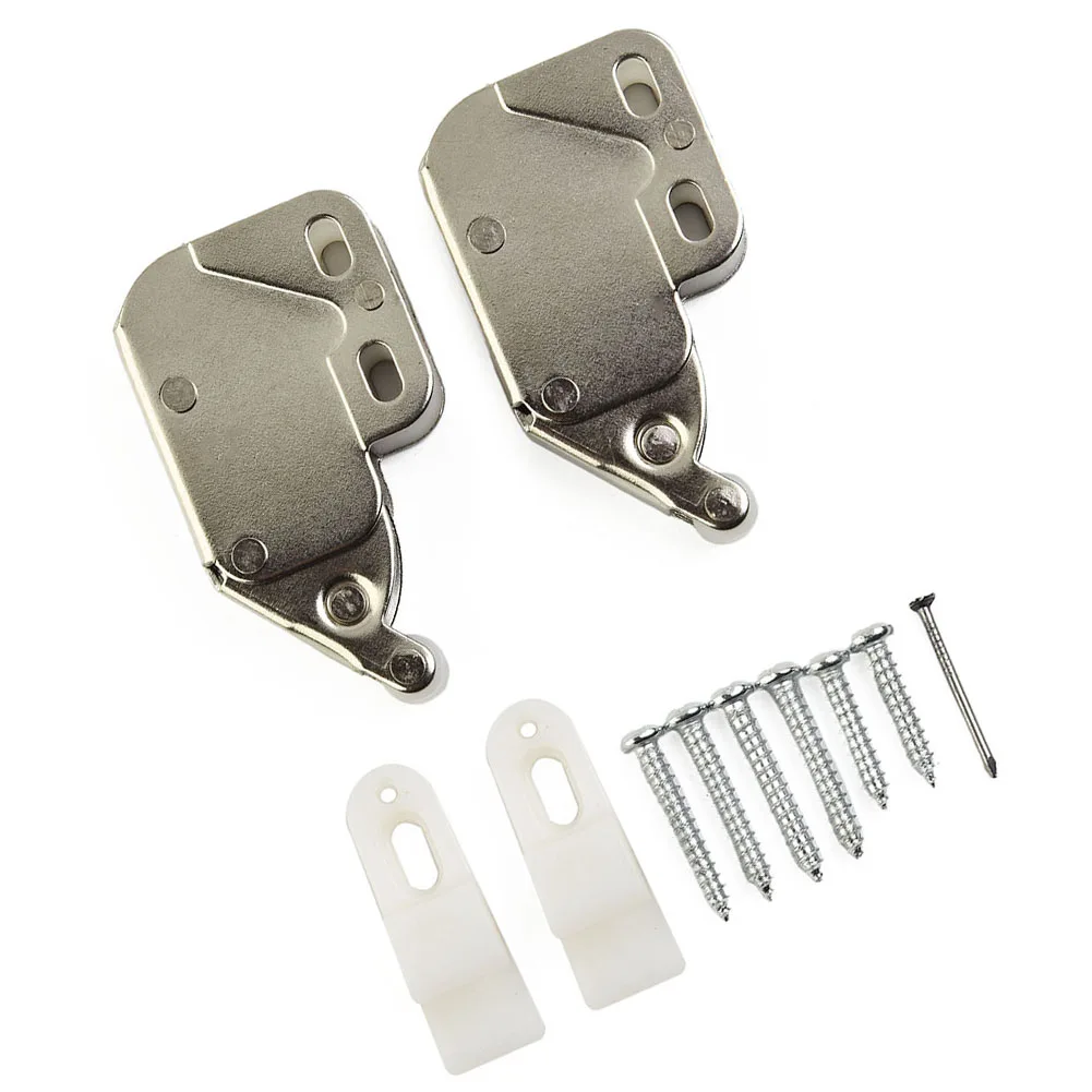 Keep Your Cupboard Doors Closed and Secure with Mini Touch Latch Automatic Spring Catch Easy to Install and Operate