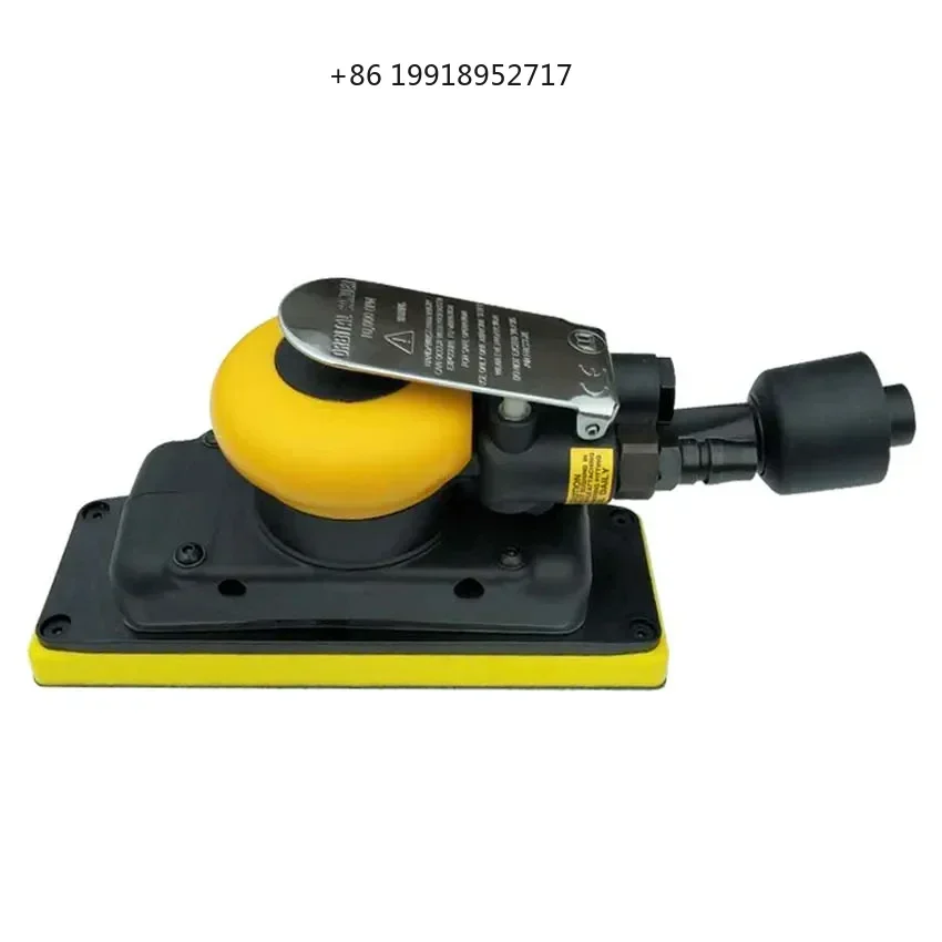 70mm*198mm Rectangle Pneumatic Sandpaper Machine Sanding Machine Car Putty Polishing Dust Collection Dry Grinder JJ295