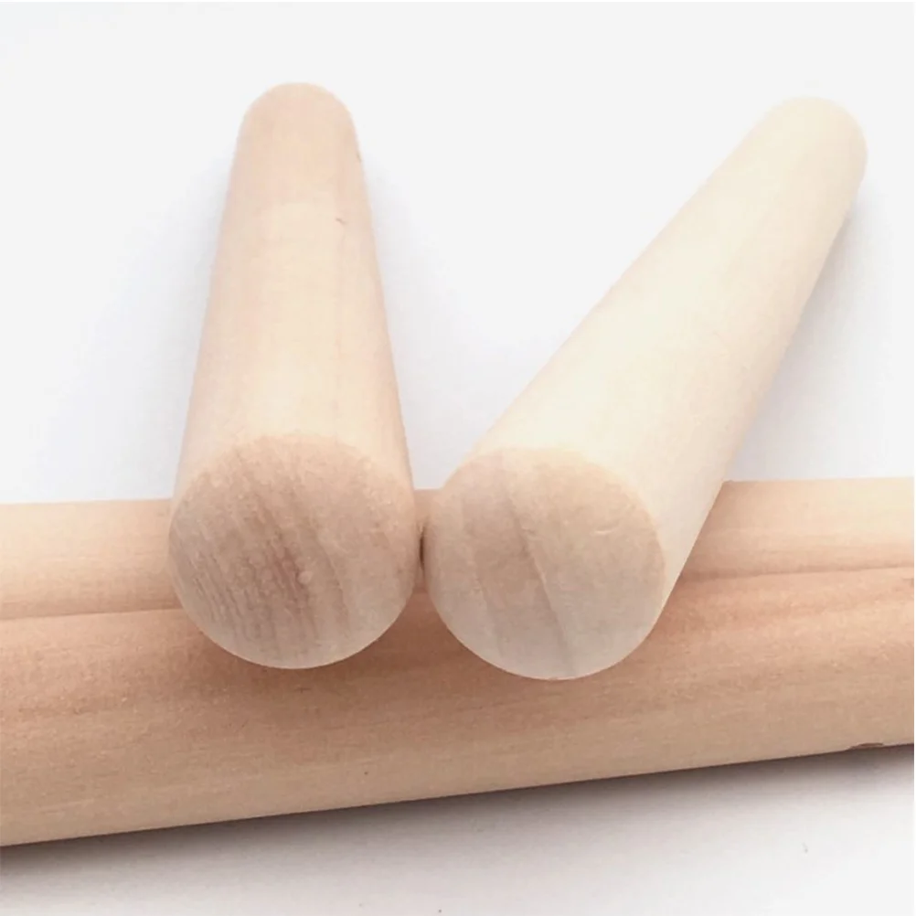 1pc 150 x 21mm Children Kids Wooden Food Muddler Grinding Rod Wood Pestle Professional Muddler for Toddlers Eating - Theaceae