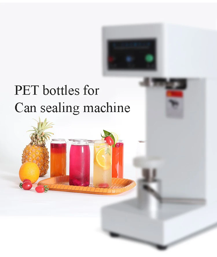 100pcs PET Cups bottles for cans sealing machine 500ML PET Transparent Cans
