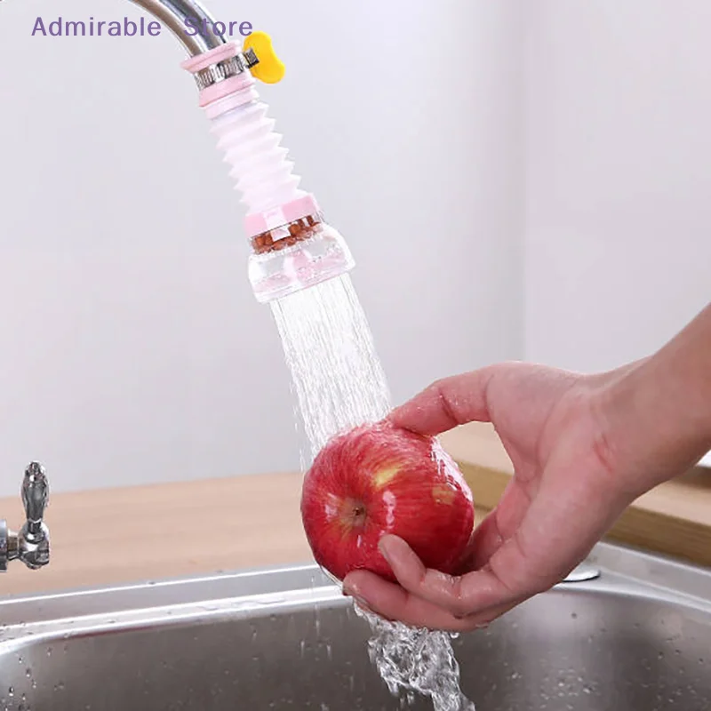 w360° Rotating Faucet Booster Shower Kitchen Sink Faucet Extender Water Filter Tap Head Nozzle Activated Carbon Water Purifier