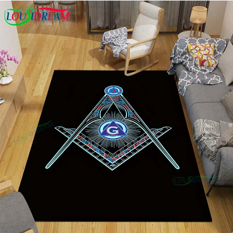 

Fashion Freemasonry Carpets Bedroom Becoration Living Room Decoration Carpets for Bed Room Rug Anime Rug Area Rug