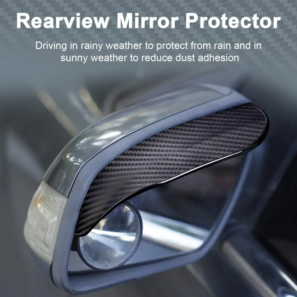 Mirror Rain Car Mirror Rain Visor Eyebrow Side Guards Covers Universal Fit Accessories Prevent Scratches Rearview Mirror Car