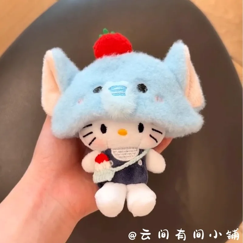 

Kawaii Hello Kitty Sanrio студенческий милый мультяшный плюшевый игрушечный брелок детская сумка кулон украшение кукла фигурка подарок для детей