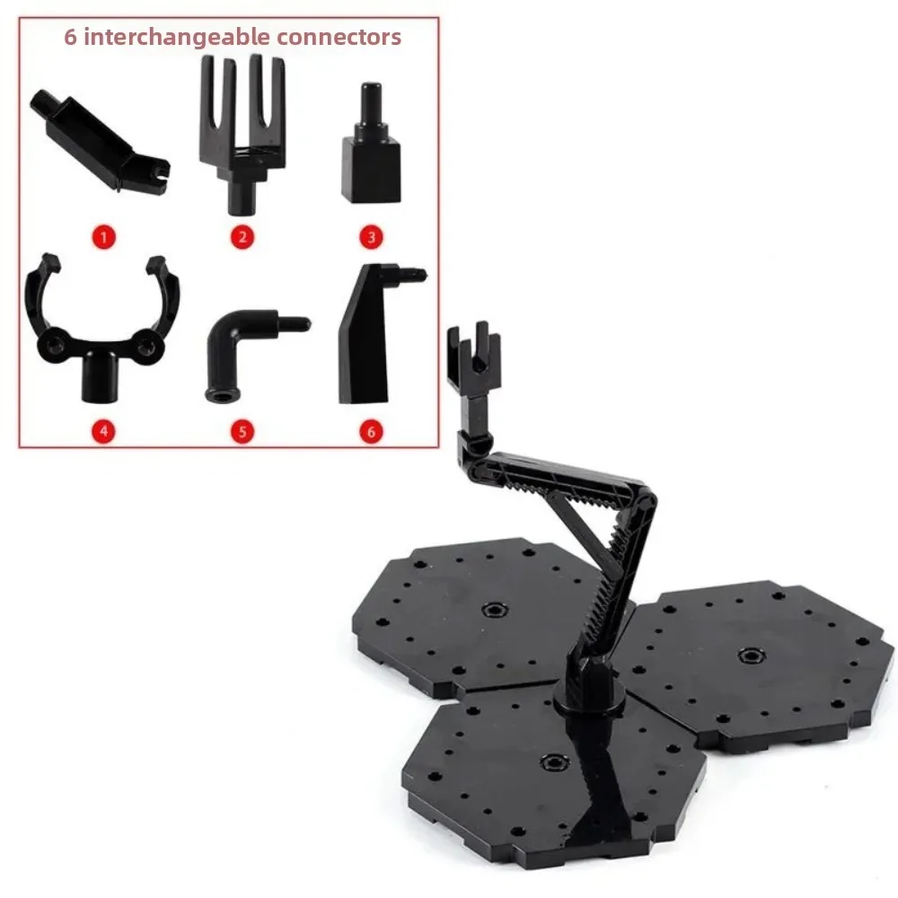 Plastic Action Figure Stand with Adjustable Arm Display