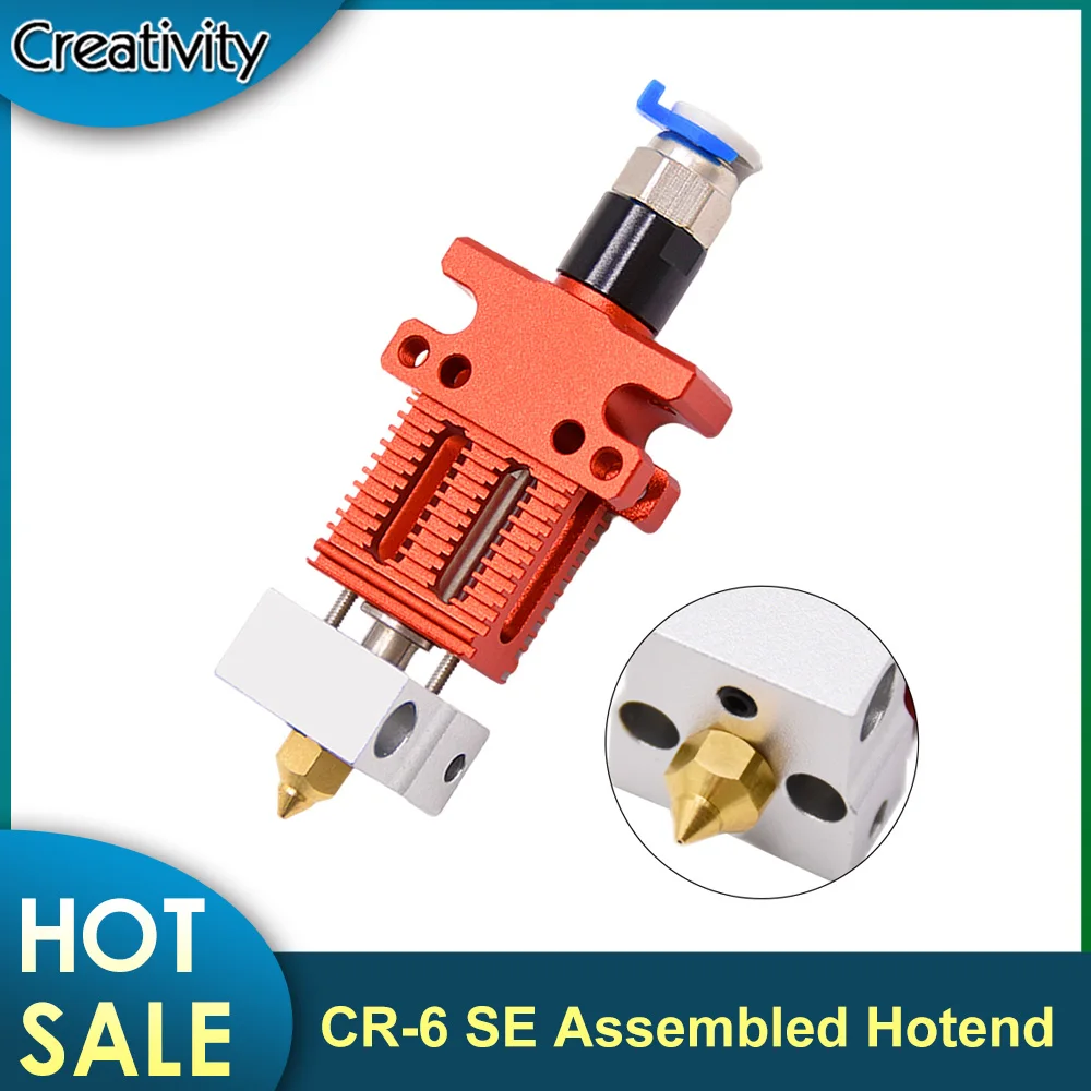 

Upgrade CR-6 SE Hotend Full Metal Assembled Extruder Kit for CR6 SE CR-5 Ender-3 3D Printing Parts