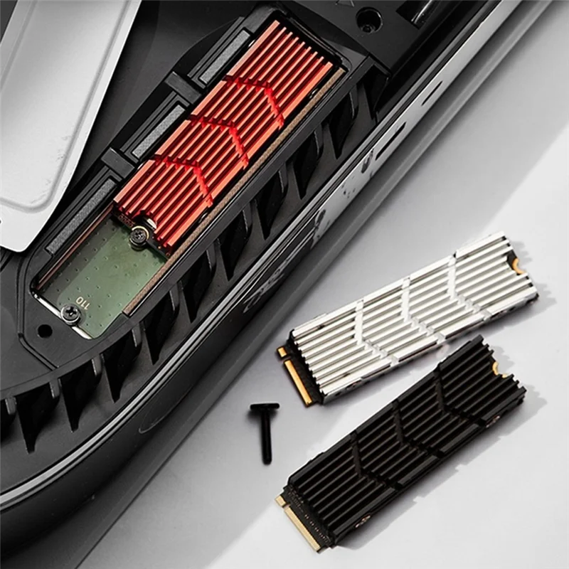 M.2Pro 2280 NVMe heatsink M.2Pro SSD heatsink แผ่นความร้อนอลูมิเนียมกระจายความร้อนแผ่นความร้อนสำหรับ M2 2280 SSD B