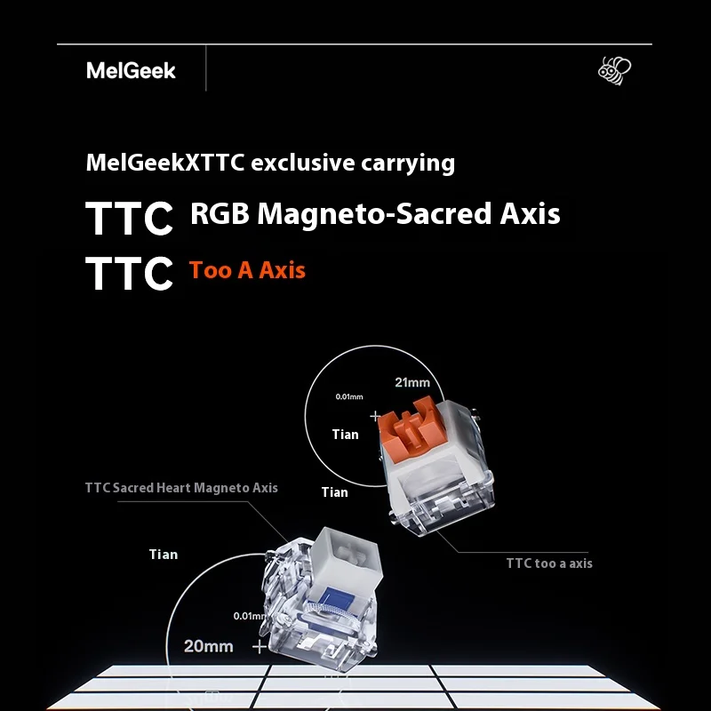 Melgeek Real 67 Magnetic Axis Keyboard Esports Game RGB Magneto King Sacred Heart Axis Fearless Contract Custom Game Keyboards