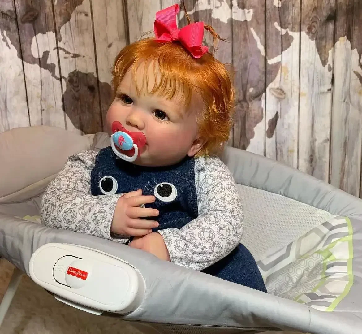 DLS 맞춤형 한정 공급 25인치 Reborn Baby Awake 2버전 헤어 페인트 키트 포함/천 바디 포함 DIY 부품