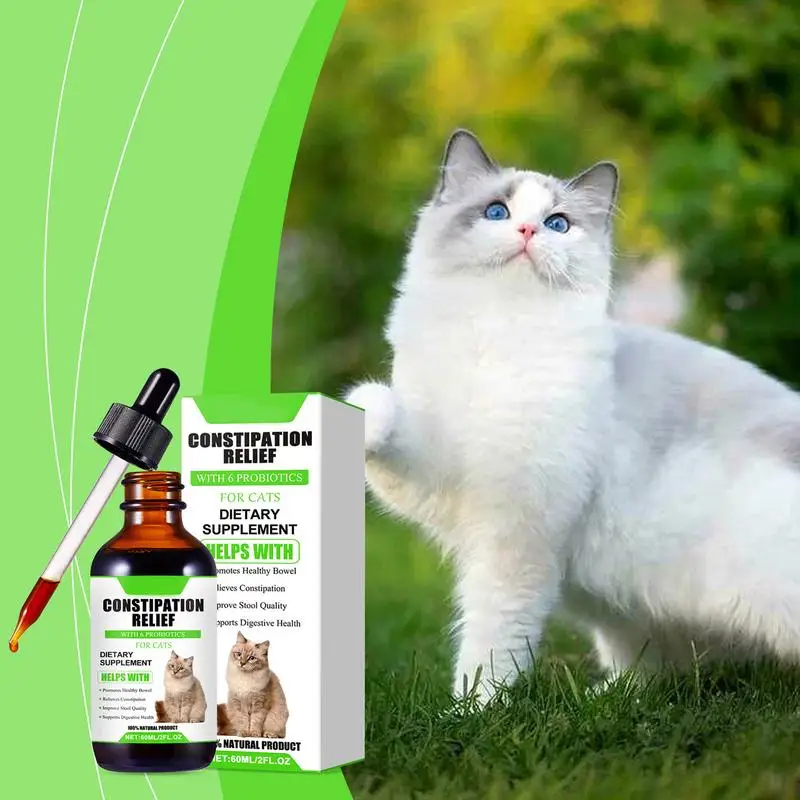 Kat Spijsverteringsupplement Voedingswaarde Hondensupplementen Huisdier Probiotische Drop 60ml Voedingssupplementen voor huisdieren voor honden