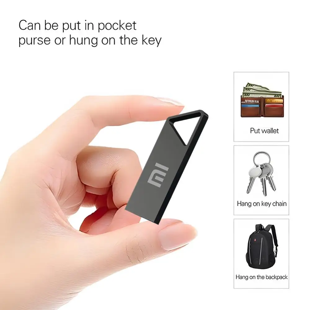 Xiaomi Usb 3.0 Flash Drive High Speed Pen Drive 2Tb 1Tb Usb 3. 0 Geheugenstick Protable Flash Pendrive Metal Memoria Usb Schijf