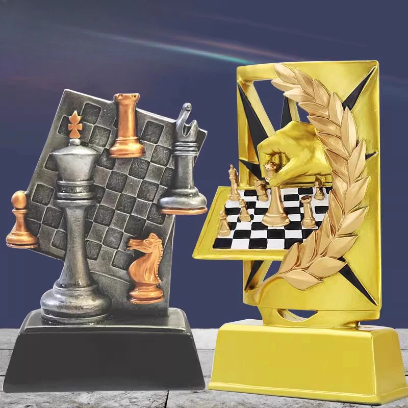 

Индивидуальный креативный трофей из смолы Go, награды для соревнований, сувениры для почек, домашний декор, памятная табличка с китайскими шахматными табличками, 1 шт.