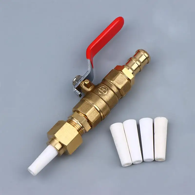 1Set Valve Sandblasting  Sand Spraying Air Tip Sand Blaster Nozzle For 5 Gallon Sandblast Tanks.*