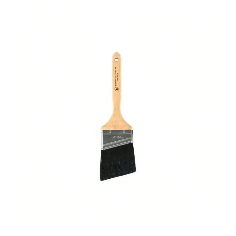 

Angle Sash Soft, Black China Bristle, Paint Brush, Sealed Maple Wood Handle