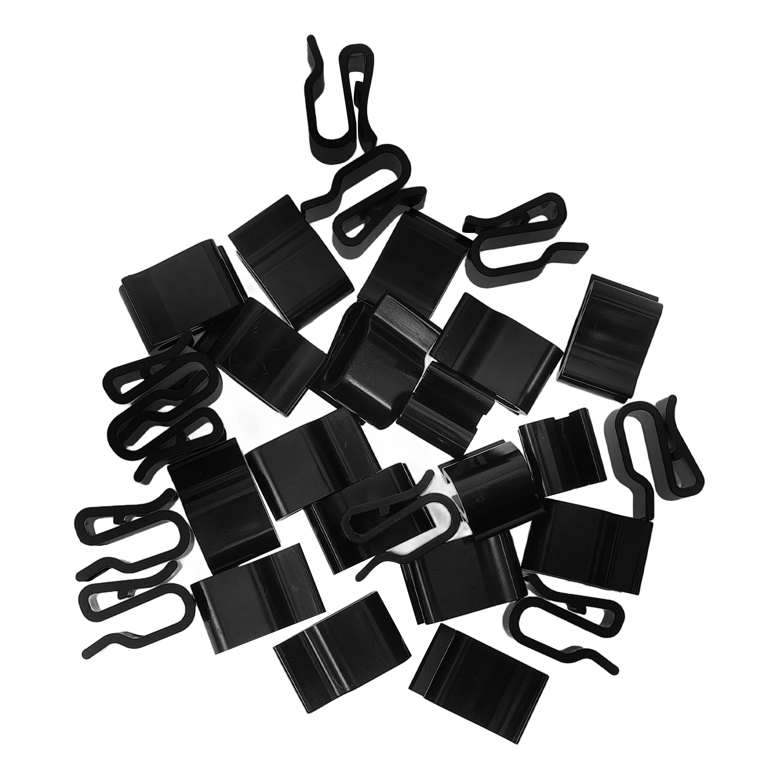 

50pcs Photovoltaic Panel Cable Durable Plastic Solar Wire Clips Mounting Clamps for Outdoor Wiring Frame Trailer