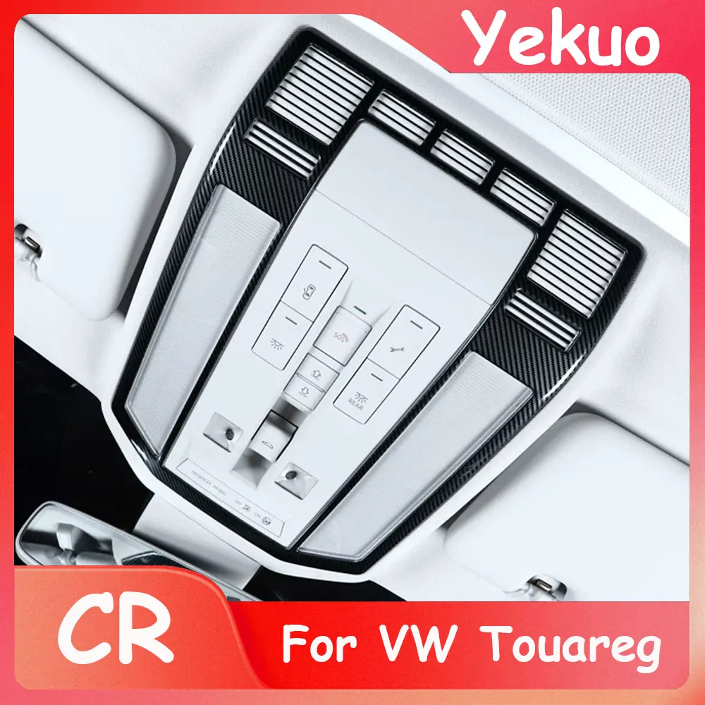 For Volkswagen 2019-2026 New Touareg CR RC Front Reading Light Frame Sunroof Button Decoration Sticker