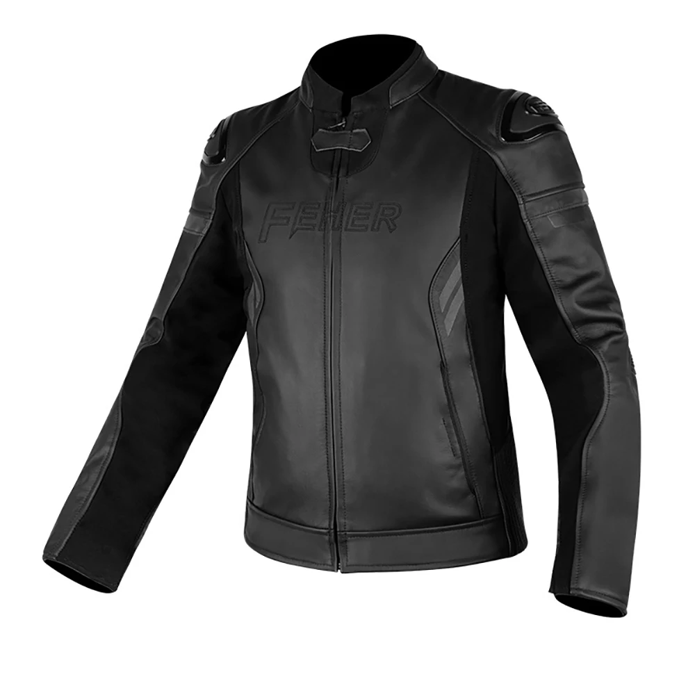 Men's Motorcycle Leather Jacket Detachable Motorcycle Waterproof Jacket Wear-resistant Breathable Motorcycle Riding Warm Jacket