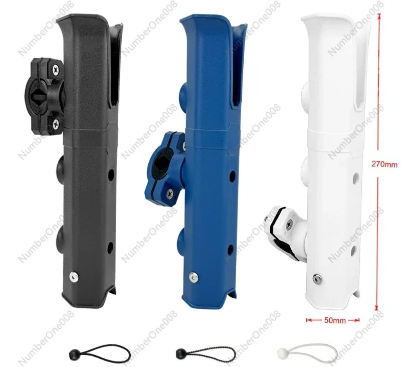 Adjustable Fishing Rod Holder Rotatable Rod Stand Pole Mount Storage Tube for Fishing Gear