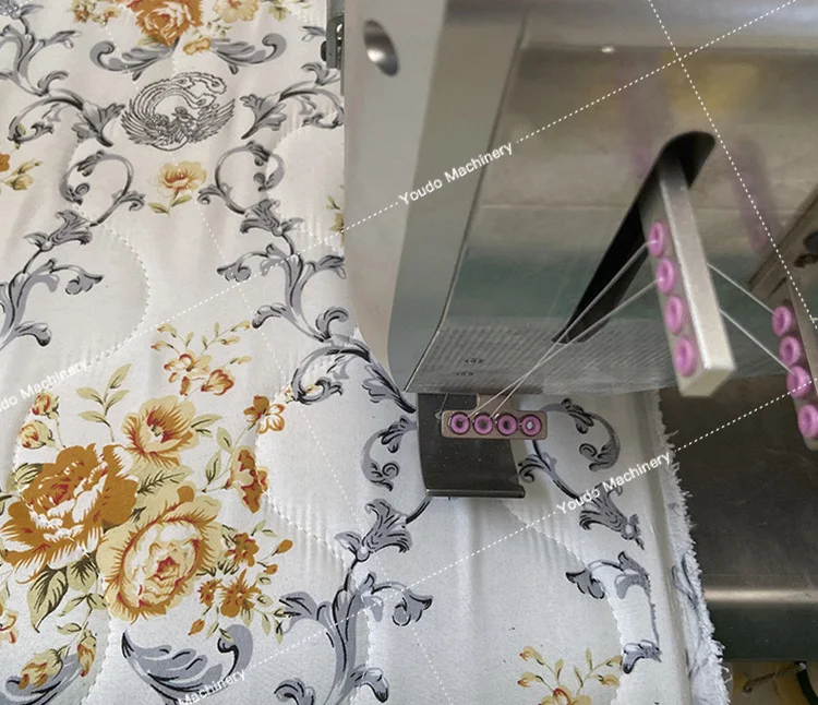 UDZD-CJJ-4B Computer Controle Automatische Stof Grens Matras Snijmachine Matraspaneelsnijder Met Rand Naaien