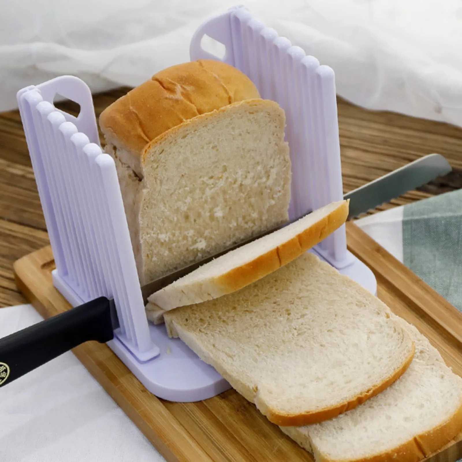 Cutting Toast Slicer Mold Bread Loaf Kitchen Cutter Tools Loaf Ship Mold Cutter Pro Bread Slicer Rectangle Slicing Guide