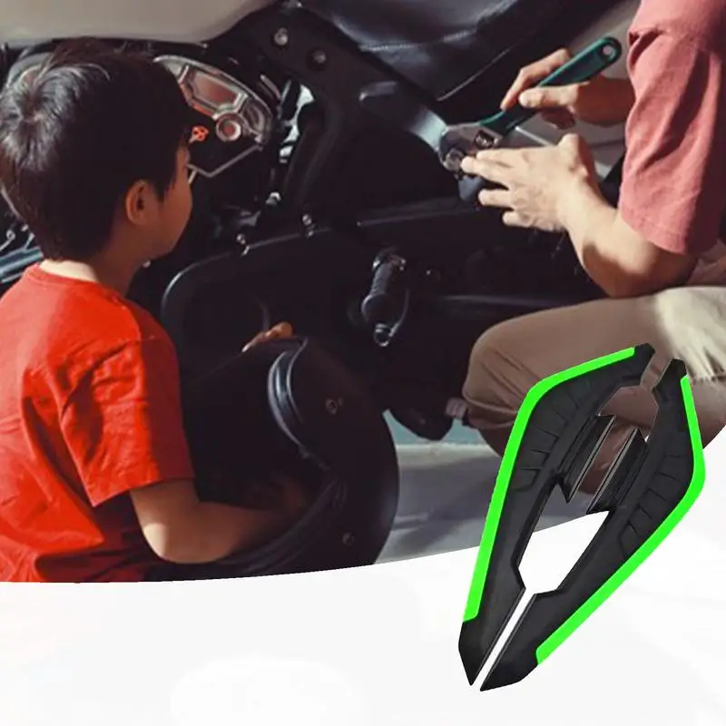 Spoiler decorativo de asa dinâmica para motocicleta, Spoiler lateral dianteiro, defletores de ar para todos os climas