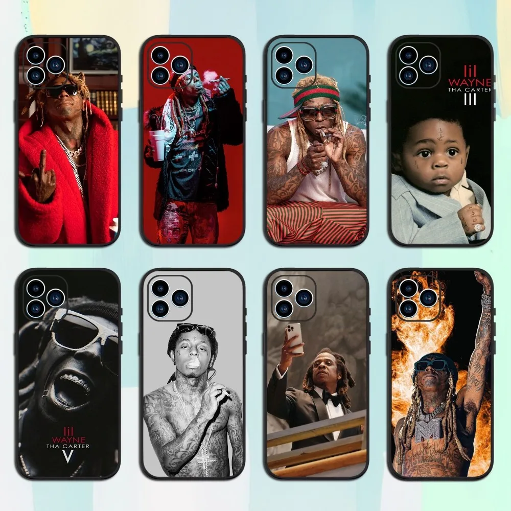 Capa de telefone rapper l-lil w-wayne para samsung galaxy a73 a54 a13 a33 a53 a32 a52s capa macia