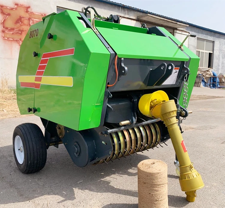 New Style High Working Efficiency Tractor PTO Use Hay Round Baler Straw Baler Machine Grass Round Baler