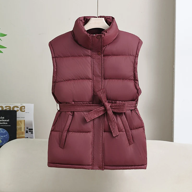 

Осенне-зимний жилет 2025 года, новый жилет, женский короткий хлопковый жилет, утолщенный студенческий жилет, женские корейские зимние жилеты