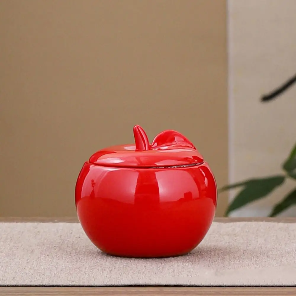 

Moisture-proof Simulation Fruit Tea Canister Dustproof Creative Coffee Beans Storage Tank Decorative Porcelain Sealed