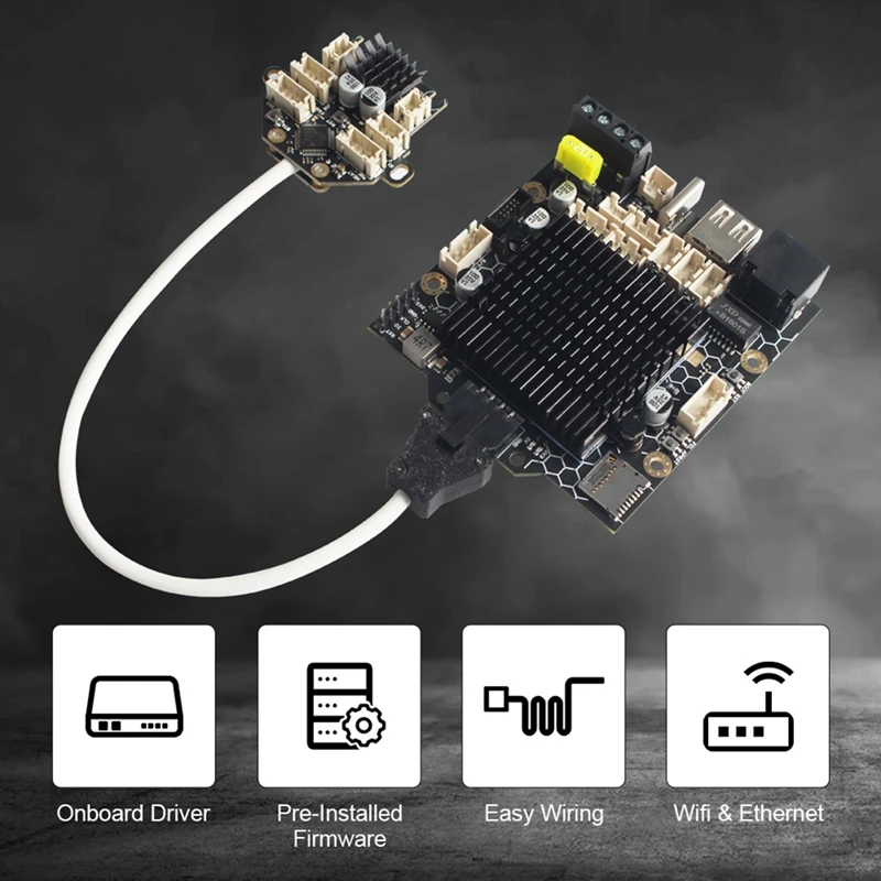 Bullant Motherboard With M36 Board Black Base On A35 Onboard Tmc2209 GC6609 Drivers Support Klipper For Voron V0 3D Printer