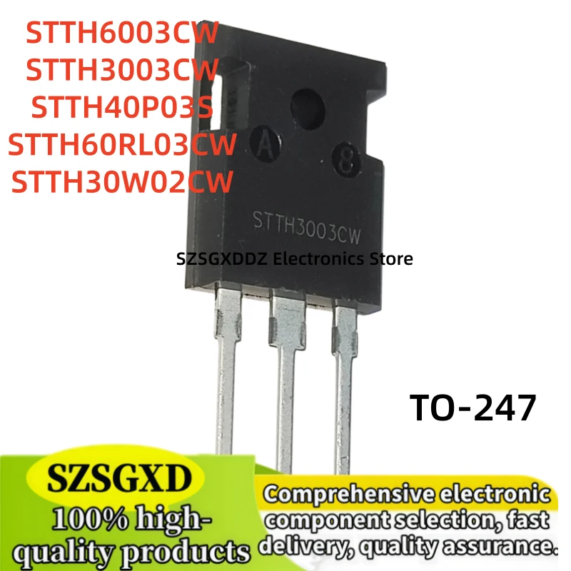 5-10-20Uds 100% new STTH3003CW STTH60RL03CW 60RL03 STTH6003CW STTH30W02CW STTH40P03S TO-247 Diode array rectifier
