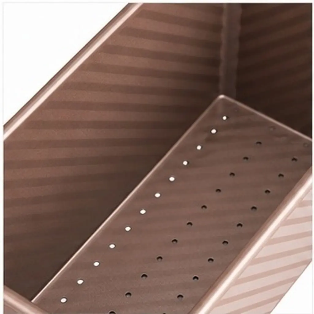 Non-Stick Metal Bread Mold Loaf Pan with Lid Rectangular Loaf Baking Pan for Toast Pound Cake and Homemade Bread Box