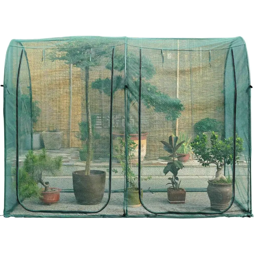 

Tunnel 8.2'x4' Plant Netting Cover, 6FT Tall Crop Cage Tomato Netting,Pest Guard Cover for Vegetables &Fruits,Durabl