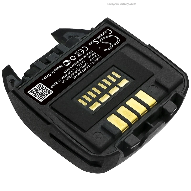 

Cameron Sino 3.7V 1900mAh replacement Barcode Scanner Battery BTRY-RS50EAB02-01 for Motorola RS507, RS507X, RS50EA
