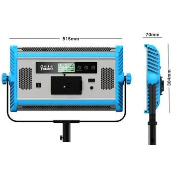 A-2200C Panel de luz 180w, 95ra Luz fría Película Cine Equipo de luz Estudio de sesión de fotos