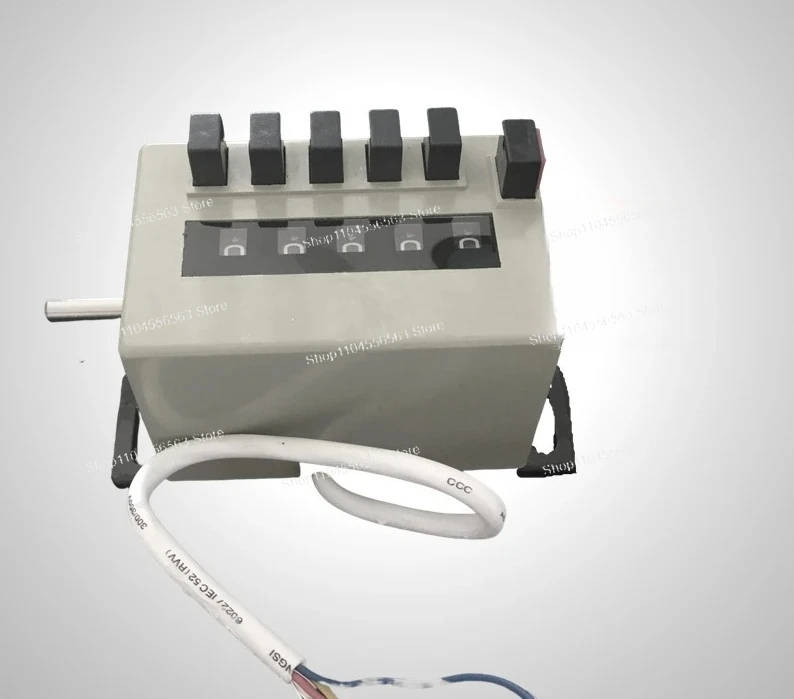 J250S & J250-001 Mechanical Preset Counter, 5-Digit Industrial Counter for Production & Batch Control
