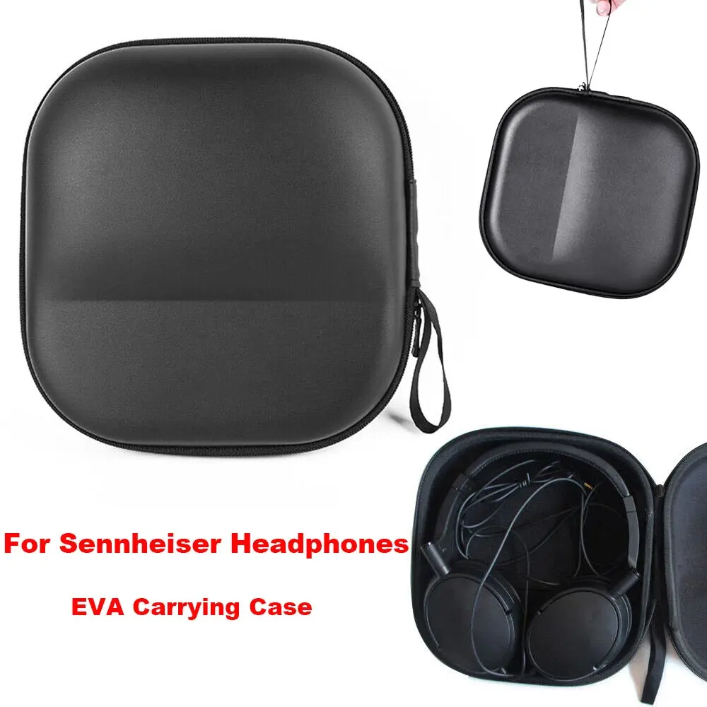 Image of EVA Tragetasche Für Sennheiser HD25 HD25-1 II HD25-SP HMD25 HME25 HMEC25 HME45 HMEC45 Kopfhörer Lagerung Tasche Box Abdeckung