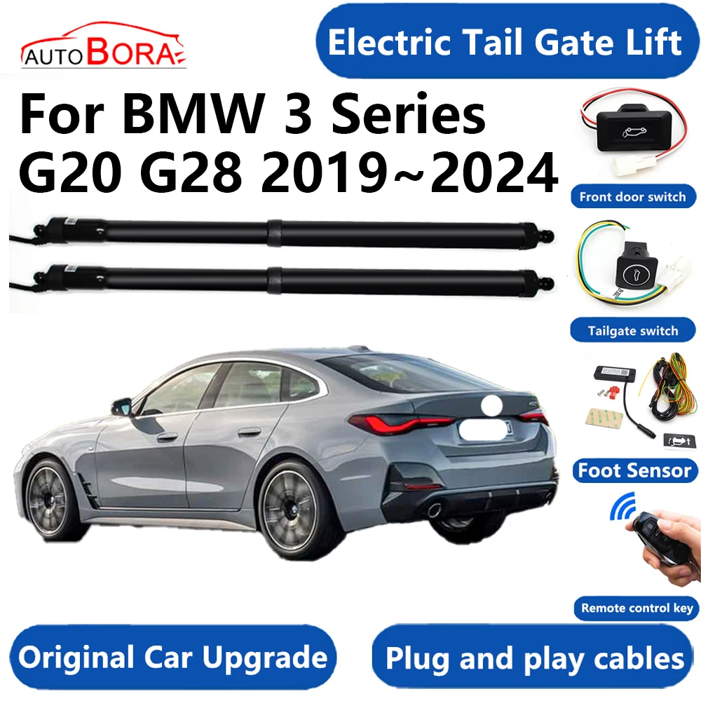 

AutoBora Car Electric Tail Gate Lift System Power Liftgate Kit Auto Automatic Tailgate Opener for BMW 3 Series G20 G28 2019~2024