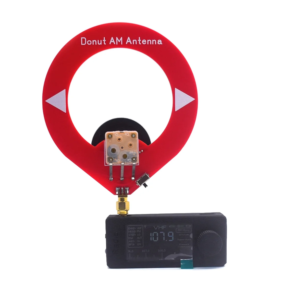 

1.9 - inch Mini Radio Receiver (Model B), 0.5 - 108MHz Shortwave - Versatile Mini Radio Tuner -Y18A