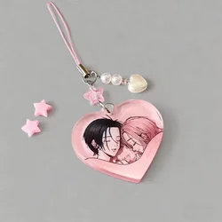 Handmade Nana mobile phone lanyard Bag accessories Book decoration heart-shaped pendant gift for sister