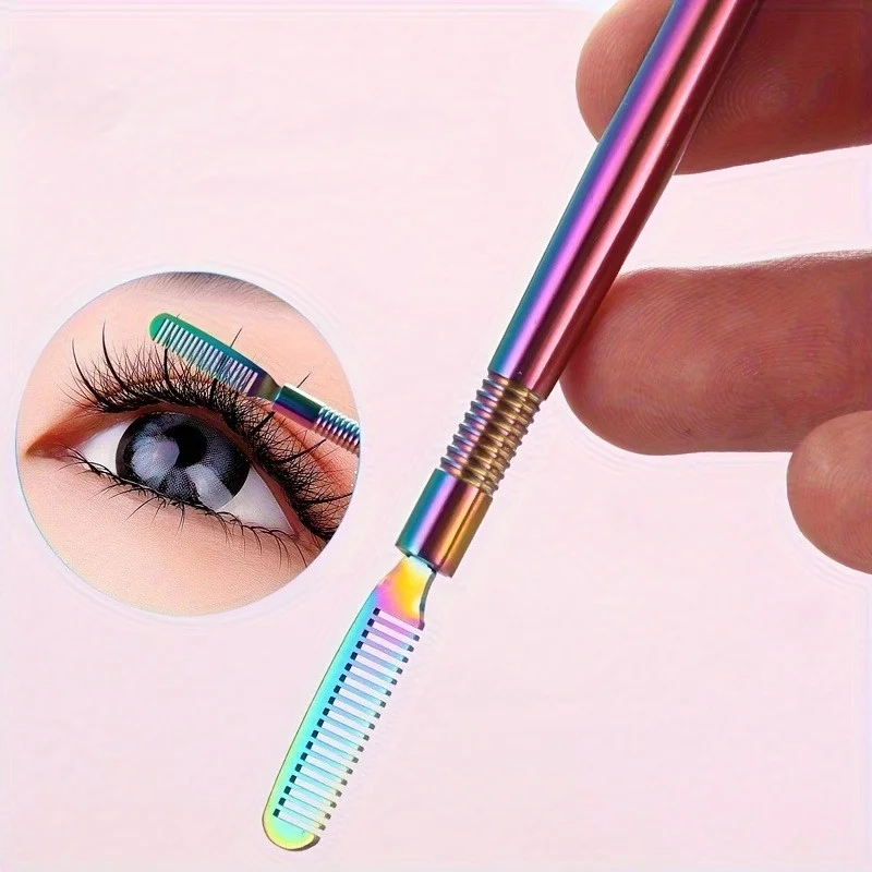1pc Stainless Steel Eyelash Extension Aid, Eyelash Lift Perm Tool Lash Separator Tint Tool Metal Lash Lift Rods Tool