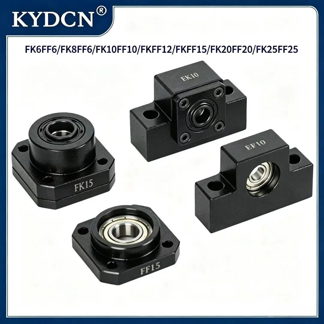 Ball Screw Shaft End Shape FK6FF6/FK8FF6/FK10FF10/FKFF12/FKFF15/FK20FF20/FK25FF25 for Both Ends - Precision Machine Part
