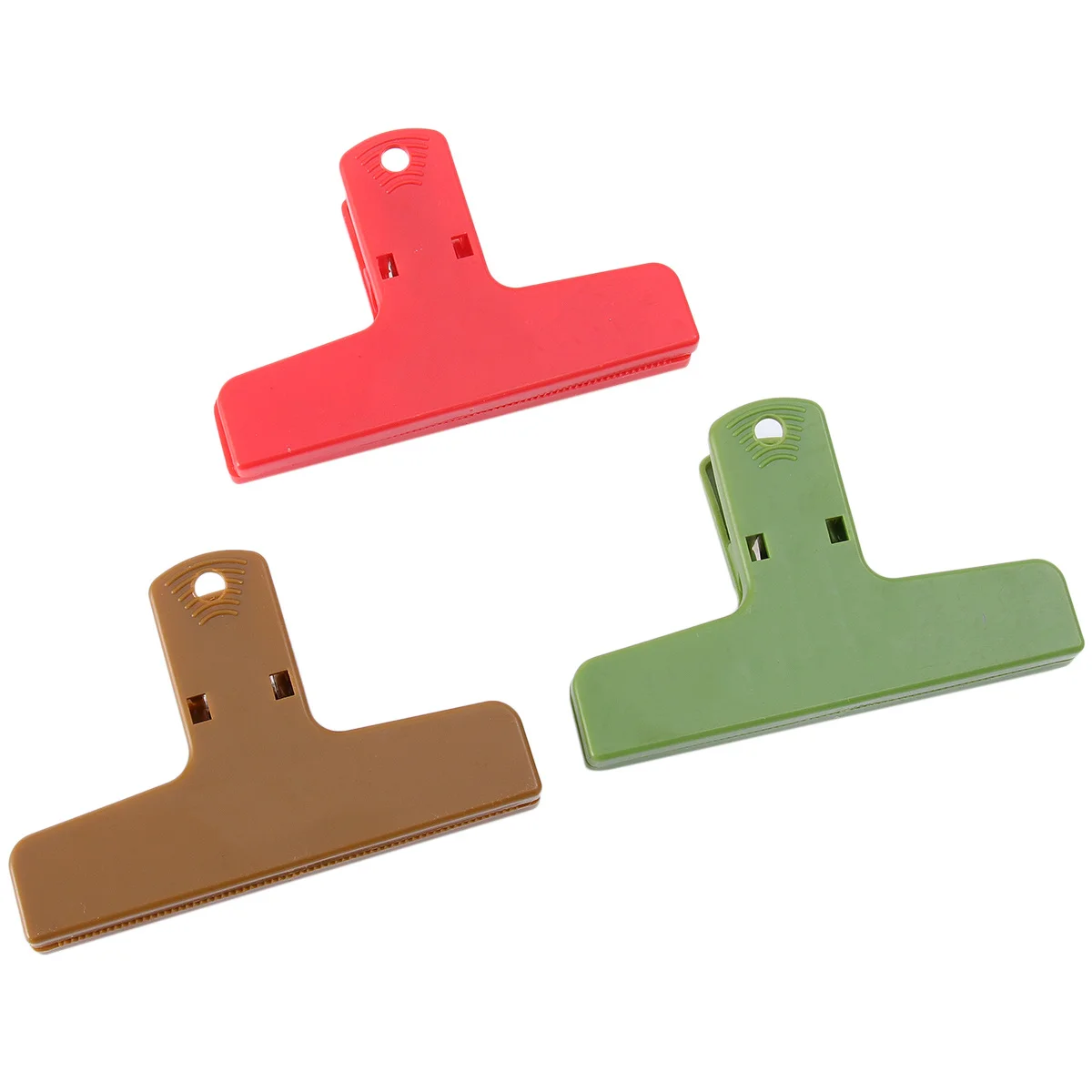 

3Pcs Sturdy Document Clips Premium Plastic Material for Bills Notes Schedule Books Keep Items Secure Tidy Desktop Colorful Bill
