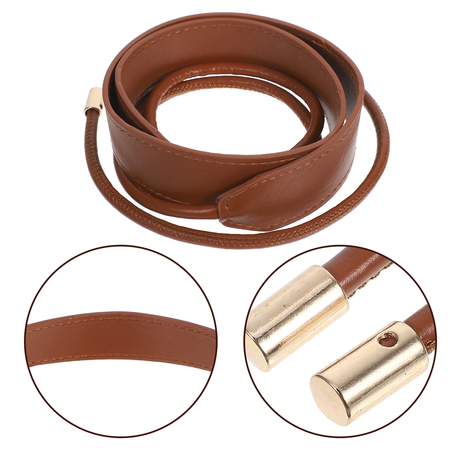 حزام خصر بعقدة على شكل فيونكة قابل للتعديل، حزام ربط من البولي يوريثان للنساء، فساتين، تنانير، معاطف، سترات، حزام تنحيف للحفلات وحفلات الزفاف يوميًا