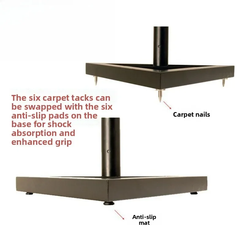 Speaker shelf metal lifting floor, surrounding desktop, bracket