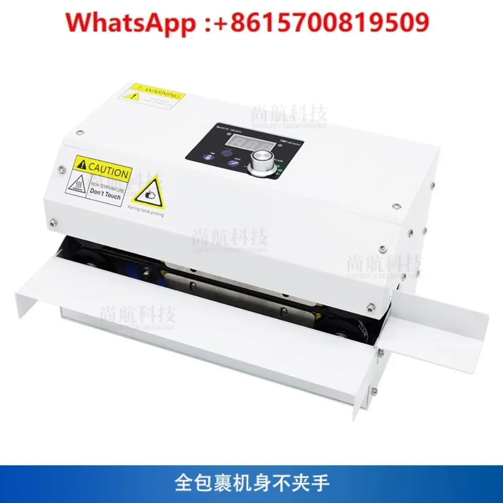 Small roller sealing machine Self-adjusting temperature and speed Kraft paper aluminum foil bag Continuous  packaging