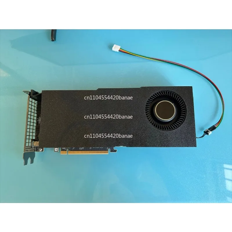 Mi50 graphics card cooling modification built-in turbo fan